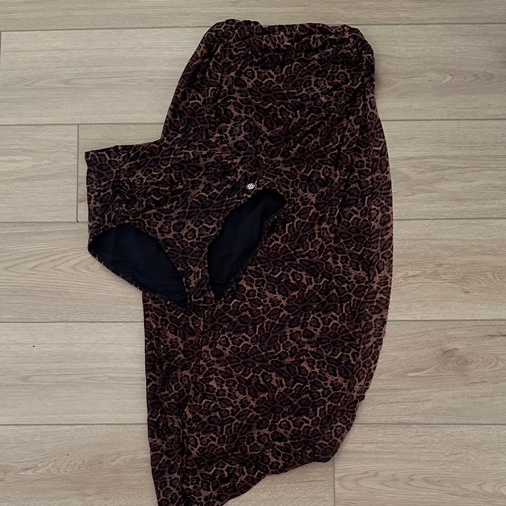 Leopard Print Skirt Set